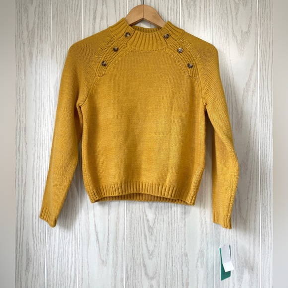 Copper Key Girls Mustard Color Sweater Size XL NWT - Picture 1 of 4